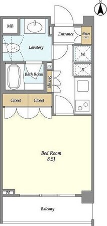 オーキッドレジデンス神楽坂の物件間取画像